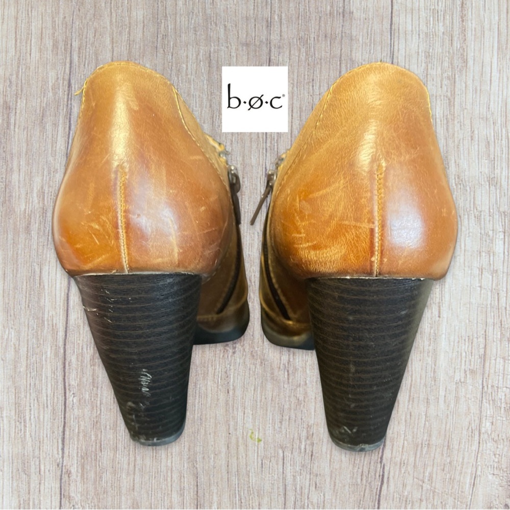 Born of Concept Heeled Leather Booties - Picture 6 of 8